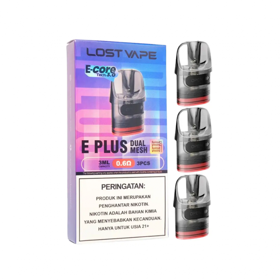 Картридж LOST VAPE E-Plus Pod Duall Mesh 0.6ohm