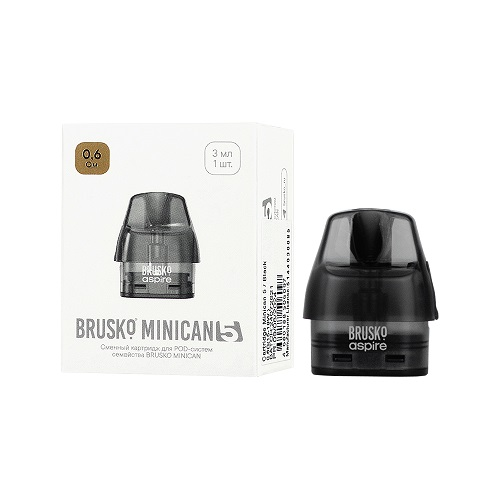 Картридж ASPIRE Brusko Minican 5, 3мл 0.6 Ohm