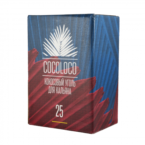 Кокосовый уголь  Cocoloco 25мм 72шт